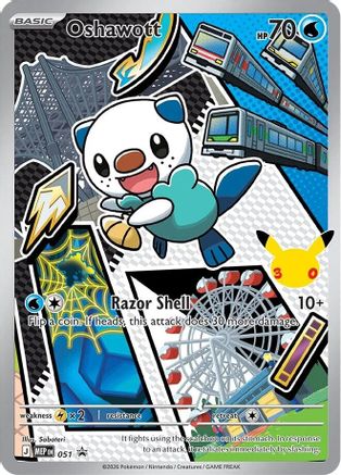 POKEMON TCG - Oshawott 051 ME Mega Evolution Promo - Promo