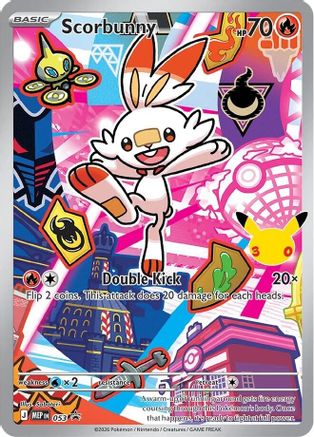 POKEMON TCG - Scorbunny 053 ME Mega Evolution Promo - Promo