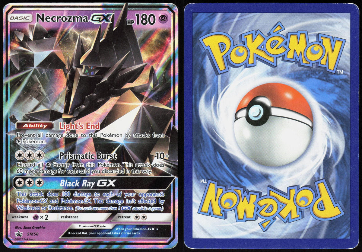 NECROZMA GX - SM58 SUN & MOON PROMO POKEMON PROMO HOLO MP