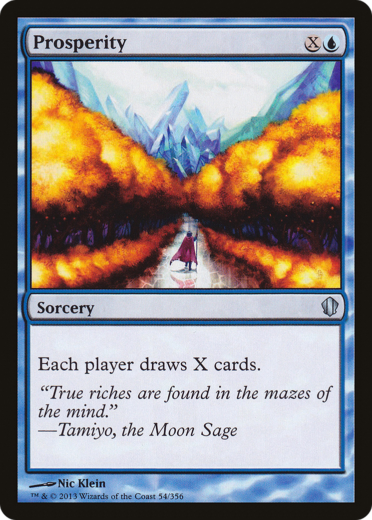 MAGIC: THE GATHERING  - Prosperity (C13-054) - Commander 2013