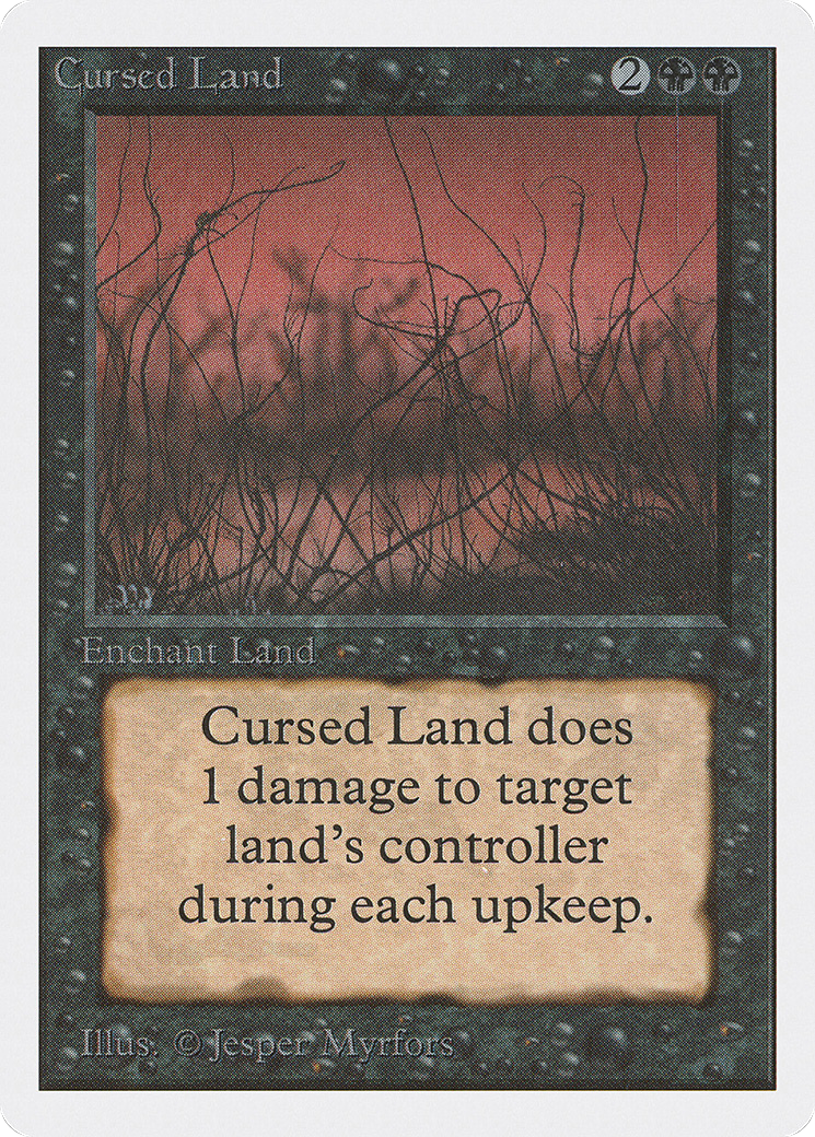MAGIC: THE GATHERING  - Cursed Land (2ED-098) - Unlimited Edition