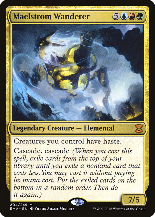 MAGIC: THE GATHERING  - Maelstrom Wanderer (EMA-204) - Eternal Masters