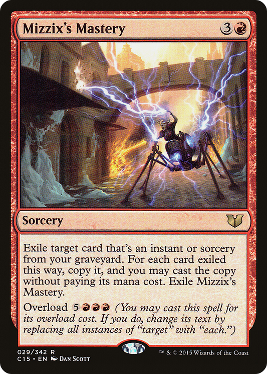 MAGIC: THE GATHERING  - Mizzix's Mastery (C15-029) - Commander 2015