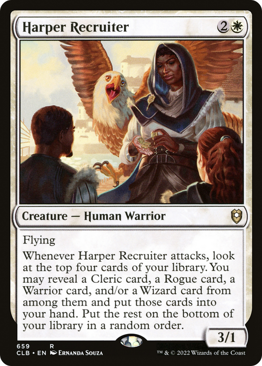 MAGIC: THE GATHERING  - Harper Recruiter (CLB-659) - Commander Legends: Battle for Baldur's Gate