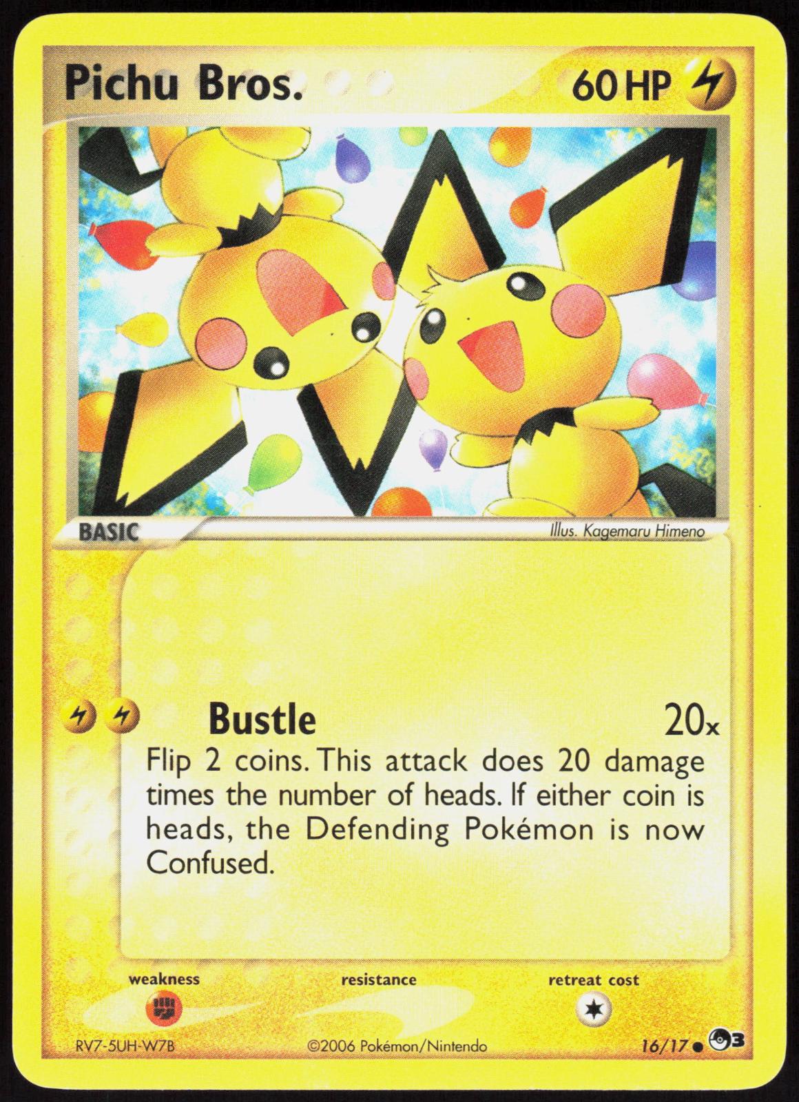 PICHU BROS. 16/17 POP SERIES 3 POKEMON COMMON LP