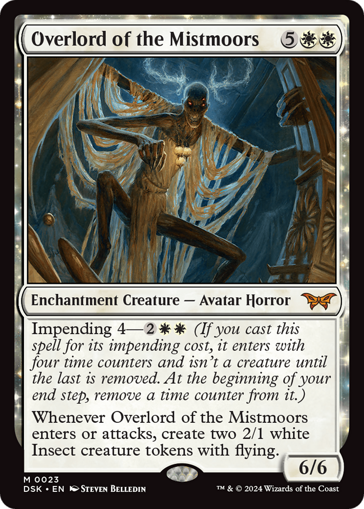 MAGIC: THE GATHERING  - Overlord of the Mistmoors (DSK-023) - Duskmourn: House of Horror: (enchantment)