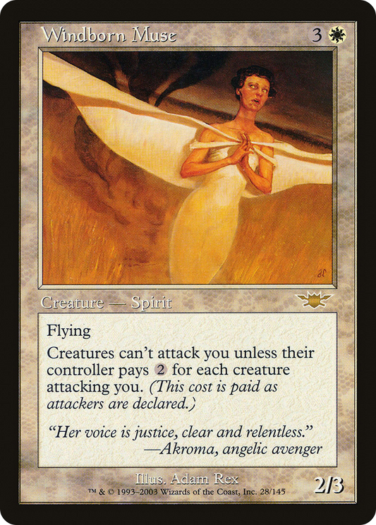 MAGIC: THE GATHERING  - Windborn Muse (LGN-028) - Legions