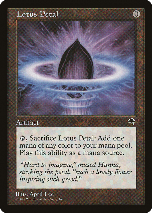 MAGIC: THE GATHERING  - Lotus Petal (TMP-294) - Tempest