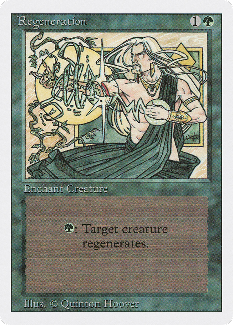 MAGIC: THE GATHERING  - Regeneration (3ED-) - Revised Edition