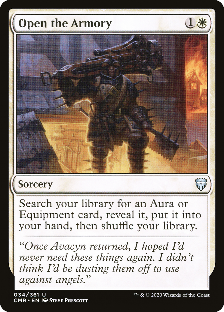 MAGIC: THE GATHERING  - Open the Armory (CMR-034) - Commander Legends
