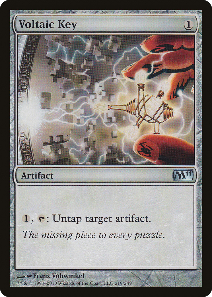 MAGIC: THE GATHERING  - Voltaic Key (M11-219) - Magic 2011 Foil