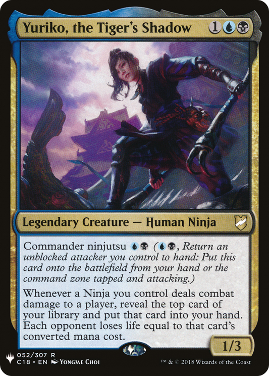 MAGIC: THE GATHERING  - Yuriko, the Tiger's Shadow (LIST-052/307) - The List