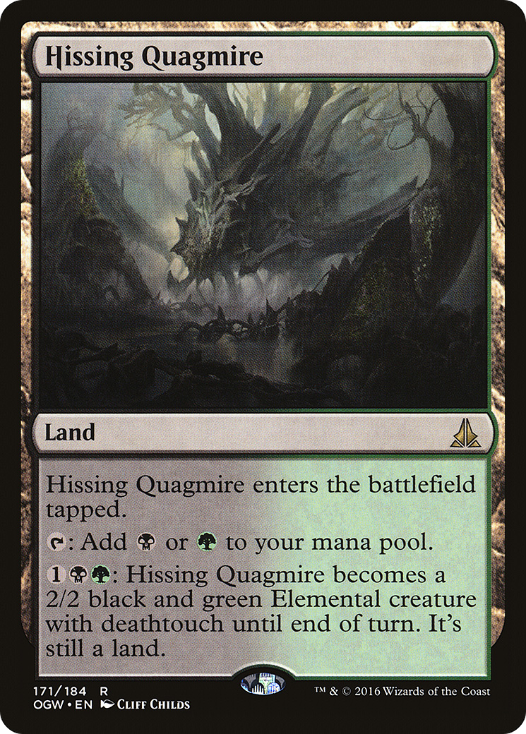 MAGIC: THE GATHERING  - Hissing Quagmire (OGW-171) - Oath of the Gatewatch