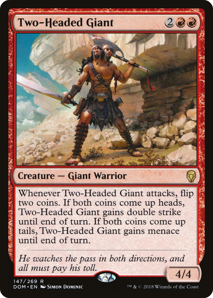 MAGIC: THE GATHERING  - Two-Headed Giant (DOM-147) - Dominaria