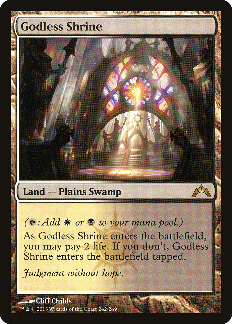 MAGIC: THE GATHERING  - Godless Shrine (GTC-242) - Gatecrash