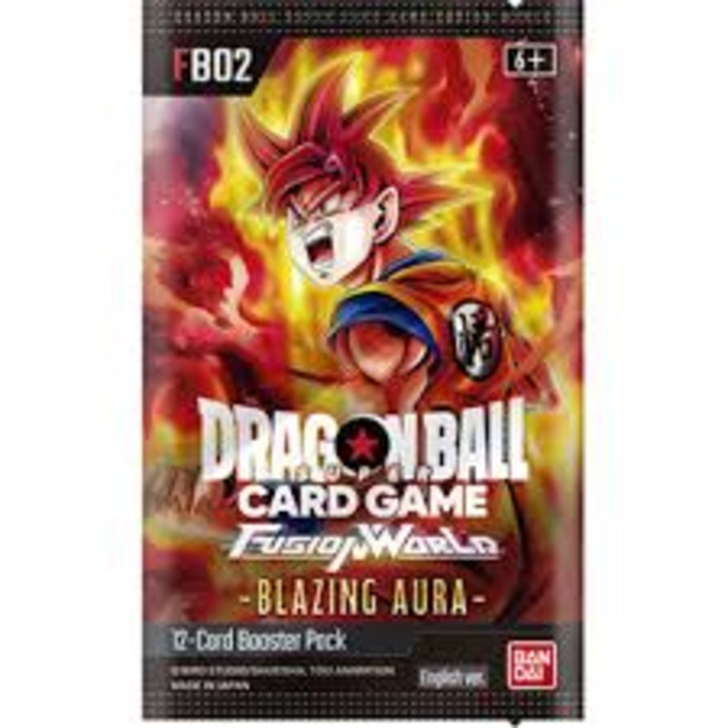 DRAGON BALL SUPER CARD GAME FUSION WORLD - Blazing Aura Booster Pack FB02