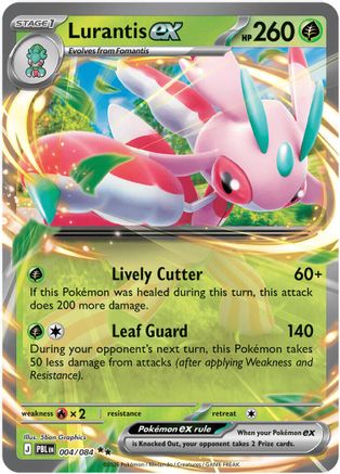 POKEMON TCG - Lurantis ex 004/084 ME05 Pitch Black - Double Rare