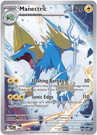 POKEMON TCG - Manectric 089/084 ME05 Pitch Black - Illustration Rare
