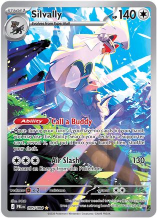 POKEMON TCG - Silvally 095/084 ME05 Pitch Black - Illustration Rare
