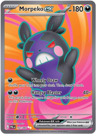 POKEMON TCG - Morpeko ex 102/084 ME05 Pitch Black - Ultra Rare