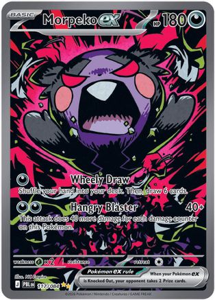 POKEMON TCG - Morpeko ex 117/084 ME05 Pitch Black - Special Illustration Rare