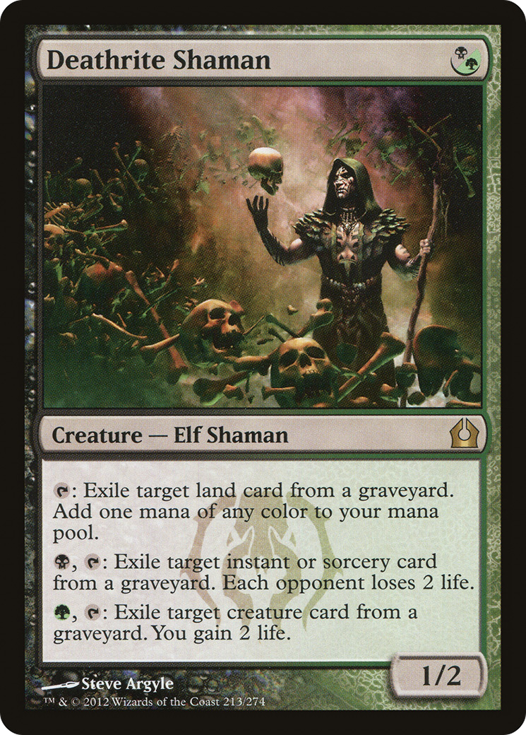 MAGIC: THE GATHERING  - Deathrite Shaman (RTR-213) - Return to Ravnica Foil