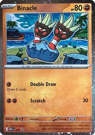 POKEMON TCG - Binacle 087 ME Mega Evolution Promo - Promo