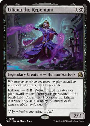 MAGIC: THE GATHERING  - Liliana the Repentant (FRA-231) - Reality Fracture Foil