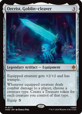 MAGIC: THE GATHERING  - Orcrist, Goblin-cleaver (HOB-177) - The Hobbit