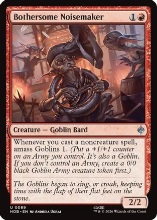 MAGIC: THE GATHERING  - Bothersome Noisemaker (HOB-089) - The Hobbit