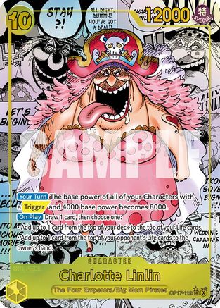 ONE PIECE TCG - Charlotte Linlin (112) (Manga) OP17-112 The Worlds Strongest Warriors - Super Rare