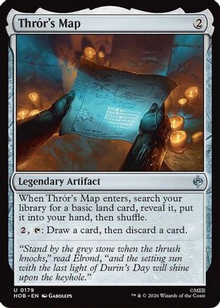 MAGIC: THE GATHERING  - Thror's Map (HOB-179) - The Hobbit