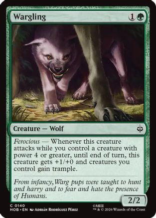 MAGIC: THE GATHERING  - Wargling (HOB-140) - The Hobbit