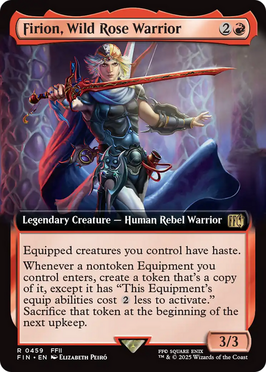 MAGIC: THE GATHERING  - Firion, Wild Rose Warrior (Extended Art) (FIN-459) - FINAL FANTASY: (Extended Art) Foil
