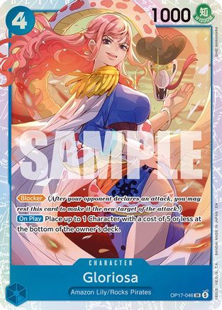 ONE PIECE TCG - Gloriosa OP17-046 The Worlds Strongest Warriors - Super Rare