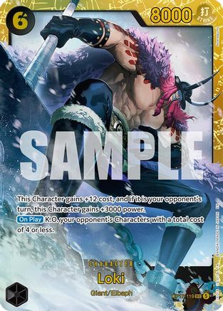 ONE PIECE TCG - Loki OP17-119 The Worlds Strongest Warriors - Secret Rare