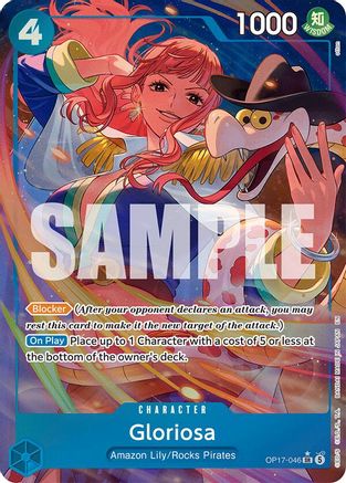 ONE PIECE TCG - Gloriosa (Alternate Art) OP17-046 The Worlds Strongest Warriors - Super Rare