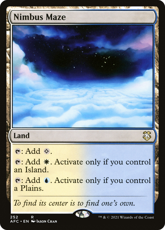 MAGIC: THE GATHERING  - Nimbus Maze (AFC-252) - Forgotten Realms Commander