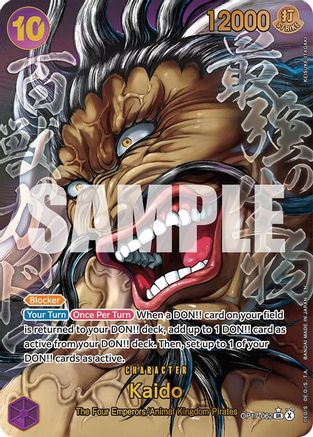 ONE PIECE TCG - Kaido (062) (Super Alternate Art) OP17-062 The Worlds Strongest Warriors - Super Rare