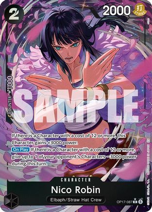 ONE PIECE TCG - Nico Robin (Alternate Art) OP17-087 The Worlds Strongest Warriors - Rare