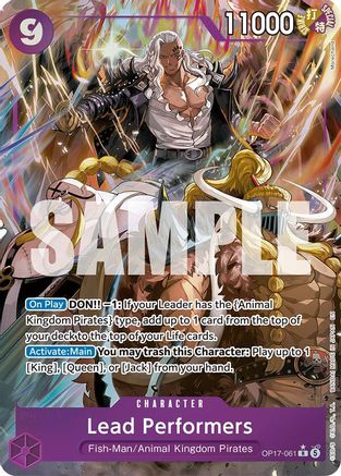 ONE PIECE TCG - Lead Performers (Alternate Art) OP17-061 The Worlds Strongest Warriors - Rare