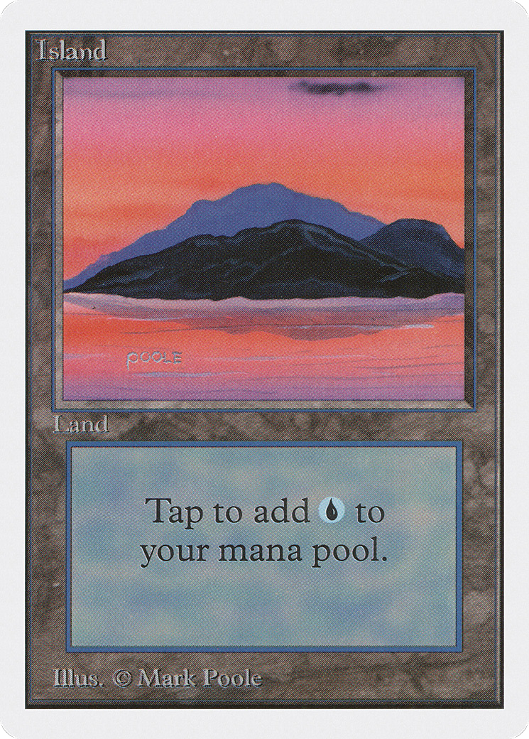 MAGIC: THE GATHERING  - Island (C) (2ED-293) - Unlimited Edition