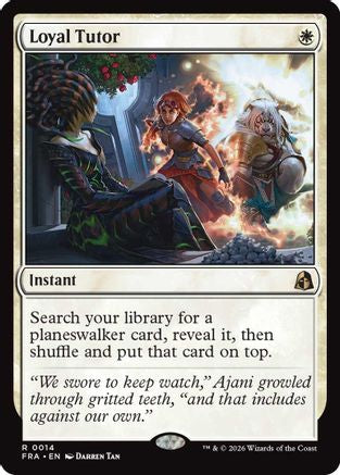 MAGIC: THE GATHERING  - Loyal Tutor (FRA-014) - Reality Fracture Foil