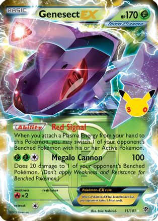 POKEMON TCG - Genesect EX (Team Plasma) 011/101 ME 30th Celebration Classic Collection - Classic Collection