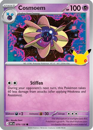 POKEMON TCG - Cosmoem 079/128 ME 30th Celebration - null