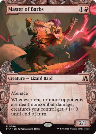 MAGIC: THE GATHERING  - Master of Barbs (Showcase) (FRA-344) - Reality Fracture Foil