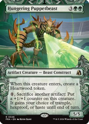 MAGIC: THE GATHERING  - Hungering Puppetbeast (Showcase) (FRA-346) - Reality Fracture