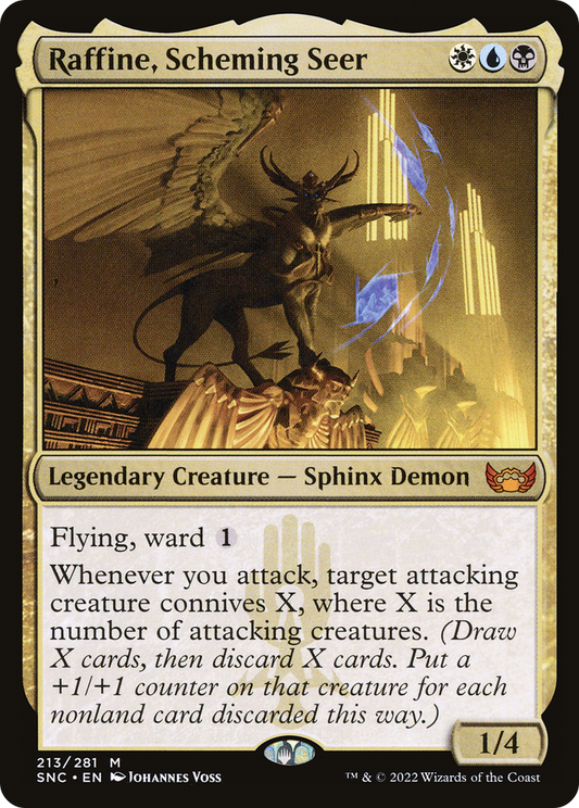 MAGIC: THE GATHERING  - Raffine, Scheming Seer (SNC-213) - Streets of New Capenna