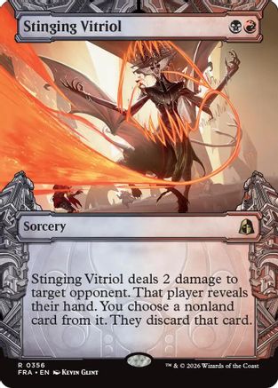 MAGIC: THE GATHERING  - Stinging Vitriol (Showcase) (FRA-356) - Reality Fracture