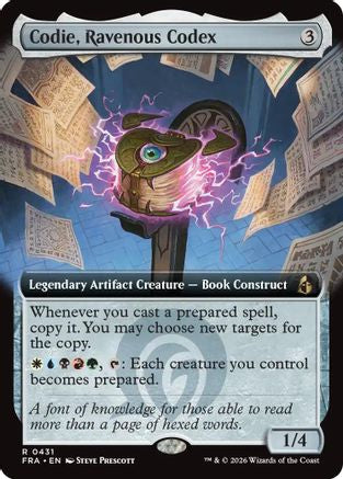 MAGIC: THE GATHERING  - Codie, Ravenous Codex (Extended Art) (FRA-431) - Reality Fracture Foil